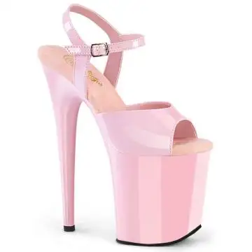FLAMINGO-809 Růžové sexy boty