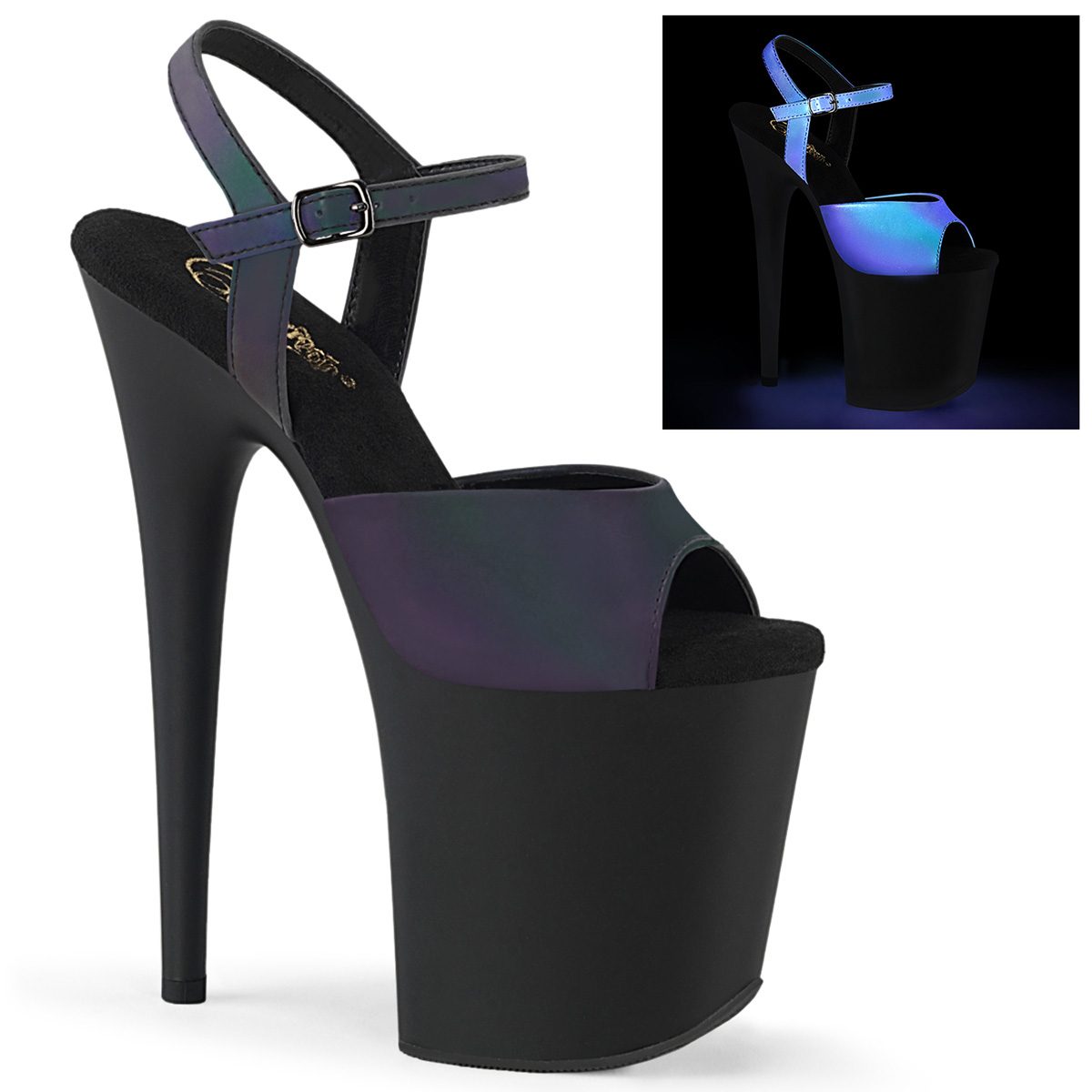 FLAMINGO-809REFL Sandály Pleaser | FLAMINGO-809REFL Pleaser