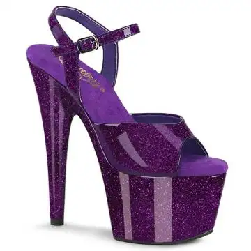 ADORE-709GP Fialové sandály Pleaser