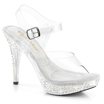 Plesové boty ELEGANT-408ABRS Luxusní sandály Fabulicious