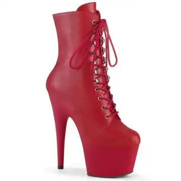 ADORE-1020 Červené kozačky Pleaser