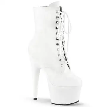 ADORE-1020 Bílé kozačky Pleaser