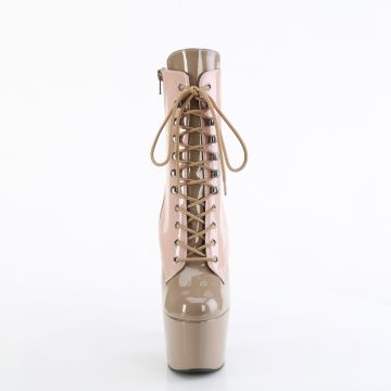 ADORE-1020DC Pole dance kotníčkové kozačky Pleaser Pleaser - přední pohled ADORE-1020DC Pole dance kotníčkové kozačky Pleaser Pleaser - přední pohled