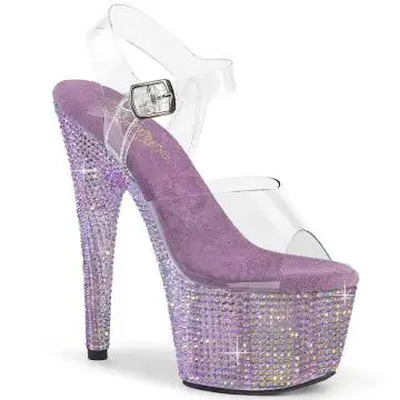 BEJEWELED-708RRS Luxusní sandály Pleaser