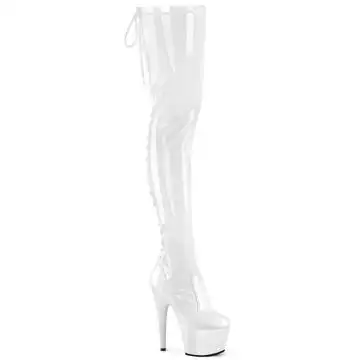 ADORE-3850 Bílé kozačky