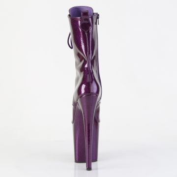 FLAMINGO-1041GP Kotníčkové kozačky Pleaser Pleaser - zadní pohled