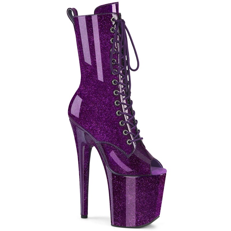 FLAMINGO-1041GP Kotníčkové kozačky Pleaser