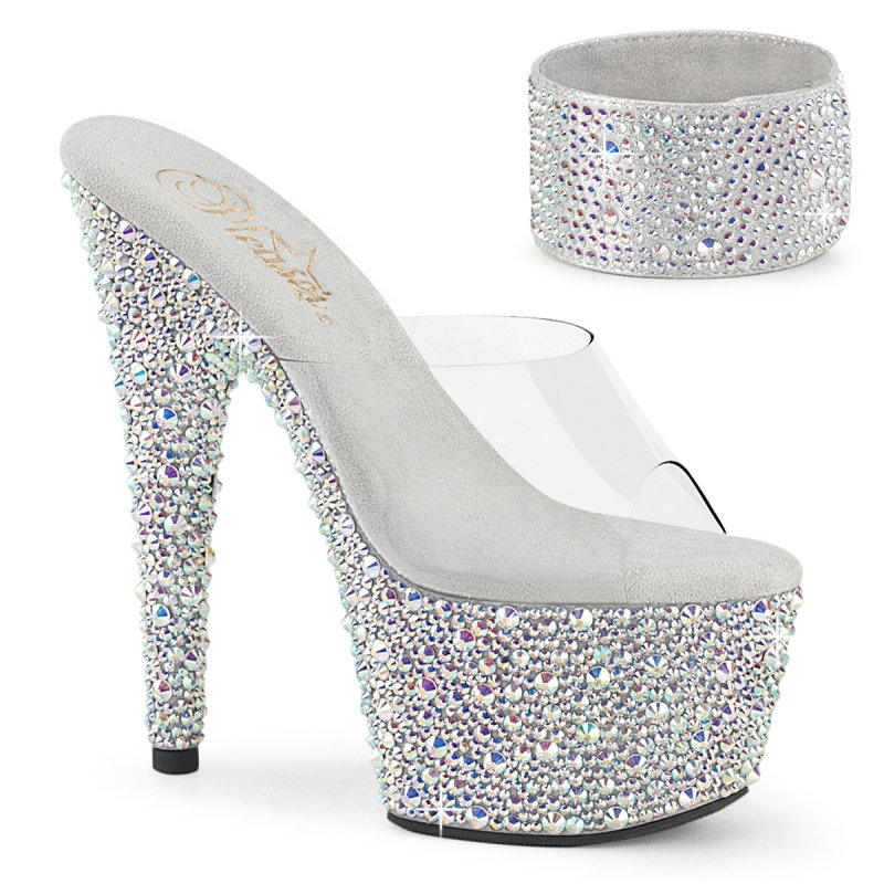 BEJEWELED-712MS Luxusní pantofle Pleaser