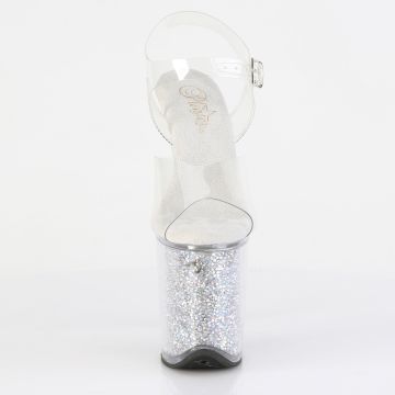 FLAMINGO-808RSI Taneční sandály Pleaser - přední pohled