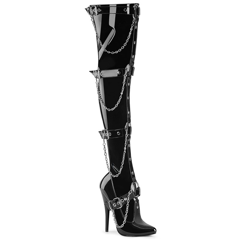 DOMINA-3027 Erotické kozačky