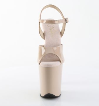 FLAMINGO-809 Tělové sexy botky Pleaser - přední pohled FLAMINGO-809 Tělové sexy botky Pleaser - přední pohled