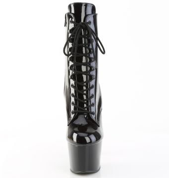 ADORE-1020BLG Černé kozačky Pleaser - přední pohled ADORE-1020BLG Černé kozačky Pleaser - přední pohled