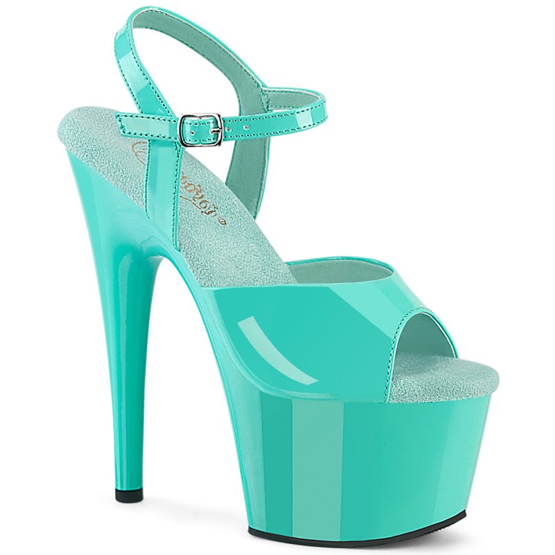 ADORE-709 Azurové taneční sandály Pleaser