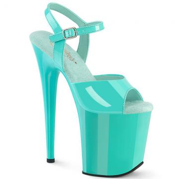 FLAMINGO-809 Světle modré sexy sandály