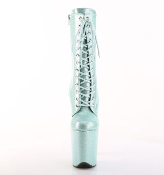 FLAMINGO-1040GP Mátové taneční kozačky Pleaser Pleaser - přední pohled FLAMINGO-1040GP Mátové taneční kozačky Pleaser Pleaser - přední pohled