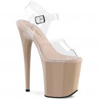 FLAMINGO-808 Tělové taneční sandály Pleaser