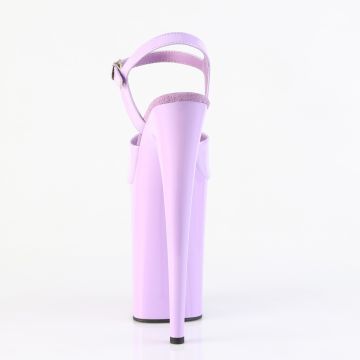 INFINITY-909 Fialové sandály Pleaser Pleaser - zadní pohled INFINITY-909 Fialové sandály Pleaser Pleaser - zadní pohled