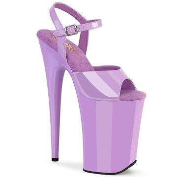 Erotické sandály INFINITY-909 Fialové Pleaser