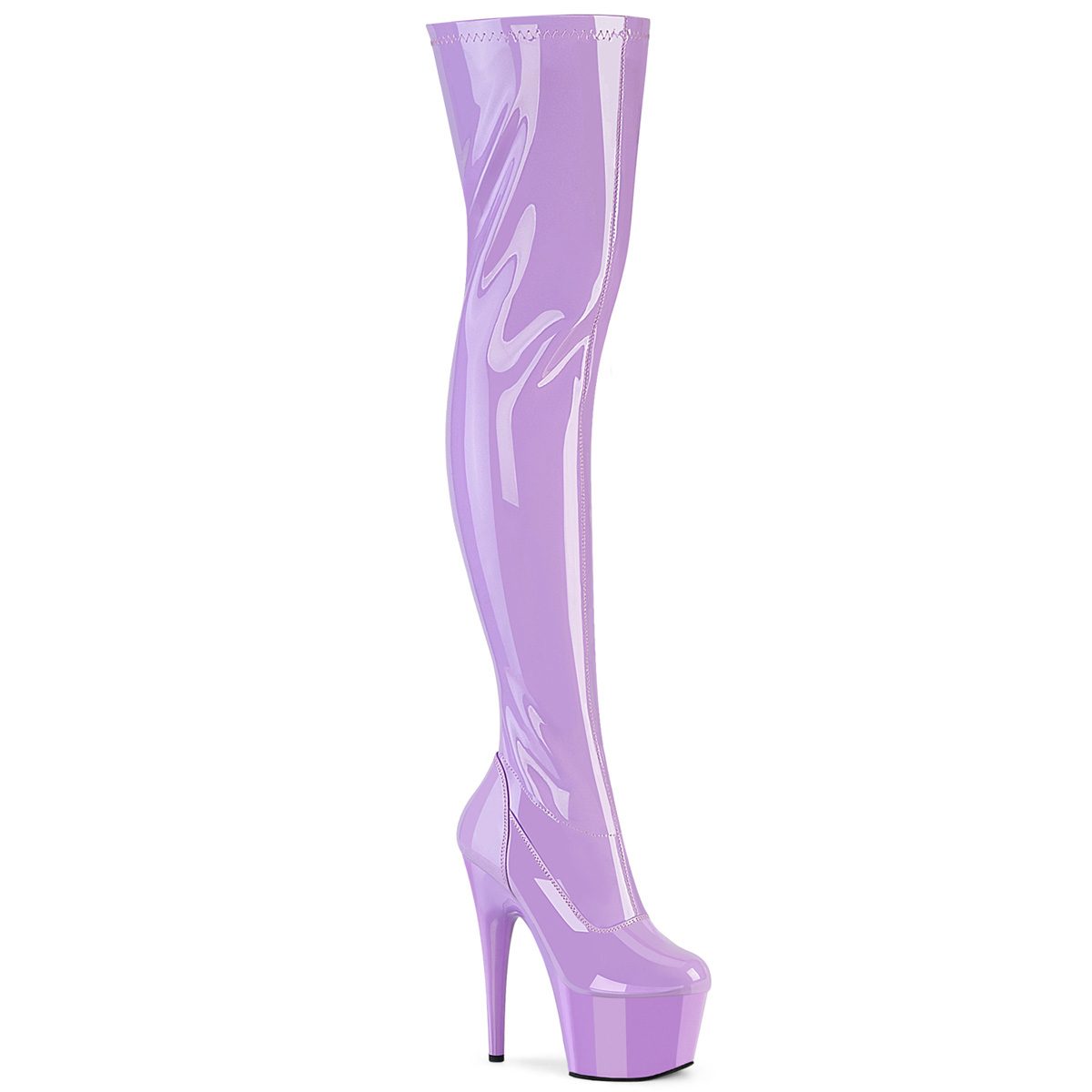 ADORE-3000 Fialkové kozačky na stehna | ADORE-3000 Pleaser