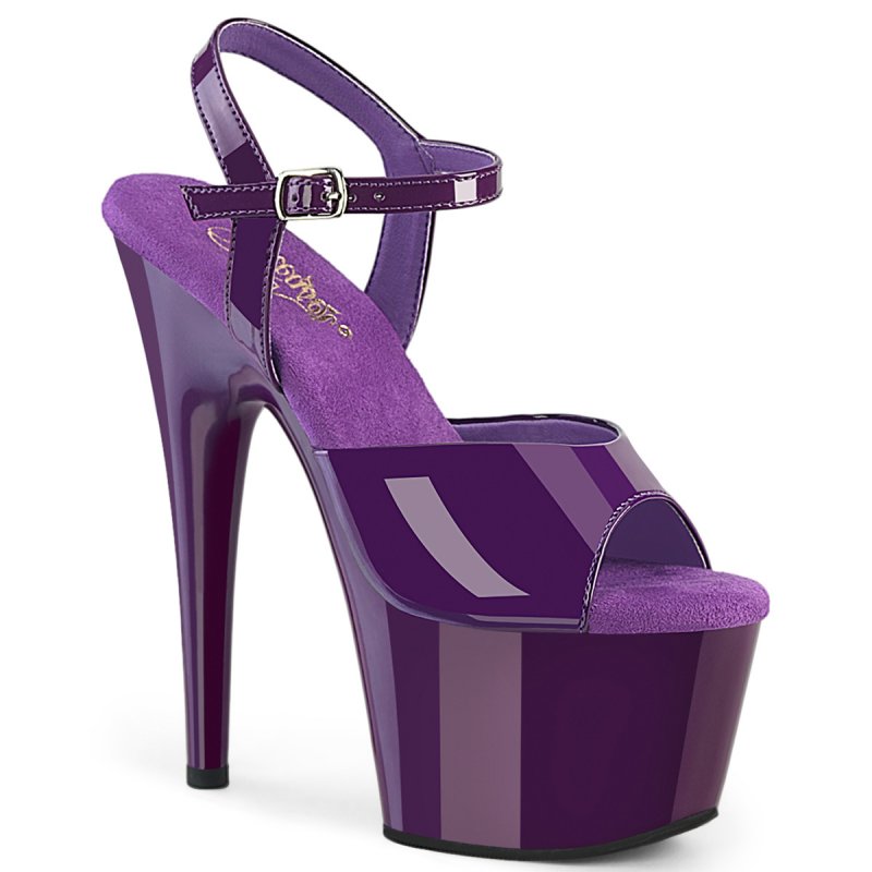 ADORE-709 Fialové sandály Pleaser