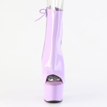 ADORE-1018 Fialkové go-go kozačky Pleaser Pleaser - přední pohled