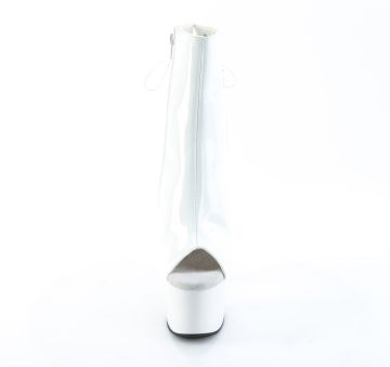 ADORE-1018 Bílé go-go kozačky Pleaser Pleaser - přední pohled ADORE-1018 Bílé go-go kozačky Pleaser Pleaser - přední pohled