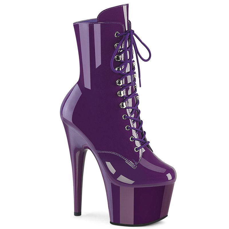 ADORE-1020 Fialové taneční kozačky Pleaser