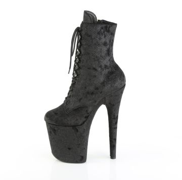 FLAMINGO-1020WR Pleaser - Černé kozačky na extra podpatku Pleaser - vnitřní pohled FLAMINGO-1020WR Pleaser - Černé kozačky na extra podpatku Pleaser - vnitřní pohled