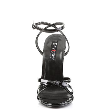 DOMINA-108 Erotické sandály Devious - přední pohled DOMINA-108 Erotické sandály Devious - přední pohled