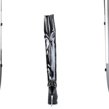 SCREAM-3010 Fetiš kozačky Pleaser - zadní pohled SCREAM-3010 Fetiš kozačky Pleaser - zadní pohled