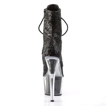 ADORE-1020G Černé sexy kozačky Pleaser - zadní pohled ADORE-1020G Černé sexy kozačky Pleaser - zadní pohled