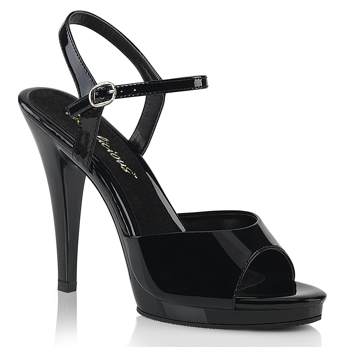 FLAIR-409 Černé sandály | FLAIR-409 Fabulicious