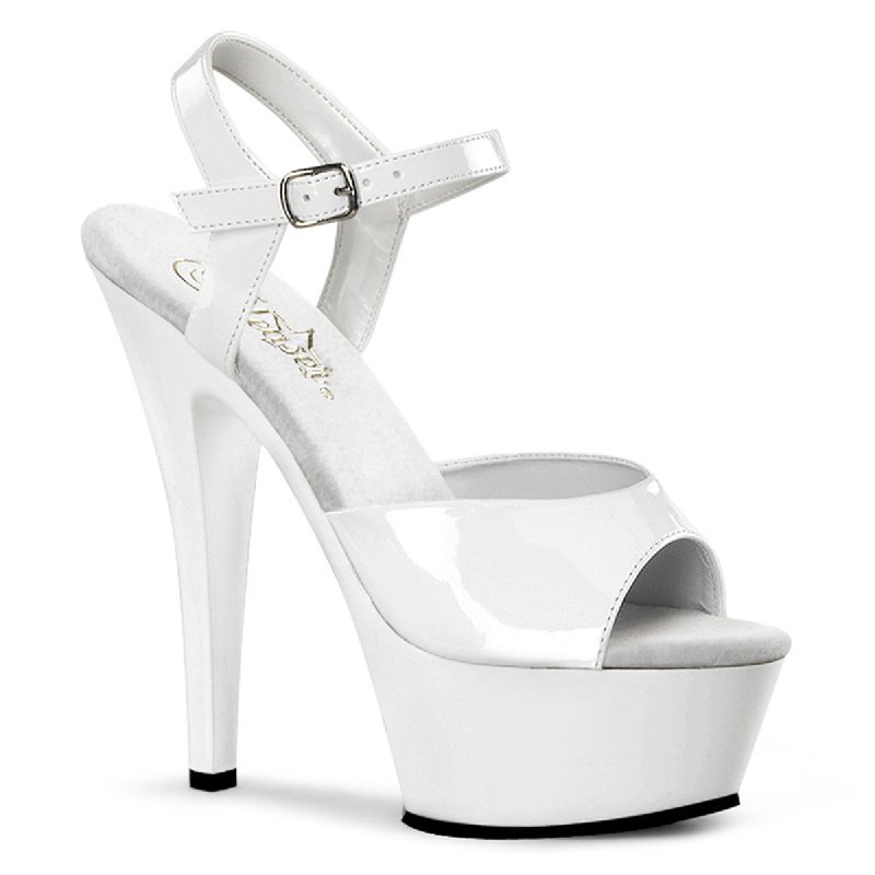 KISS-209 Bílé sexy sandály