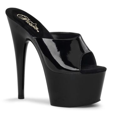 Obuv skladem ADORE-701 Černé sexy pantofle Pleaser