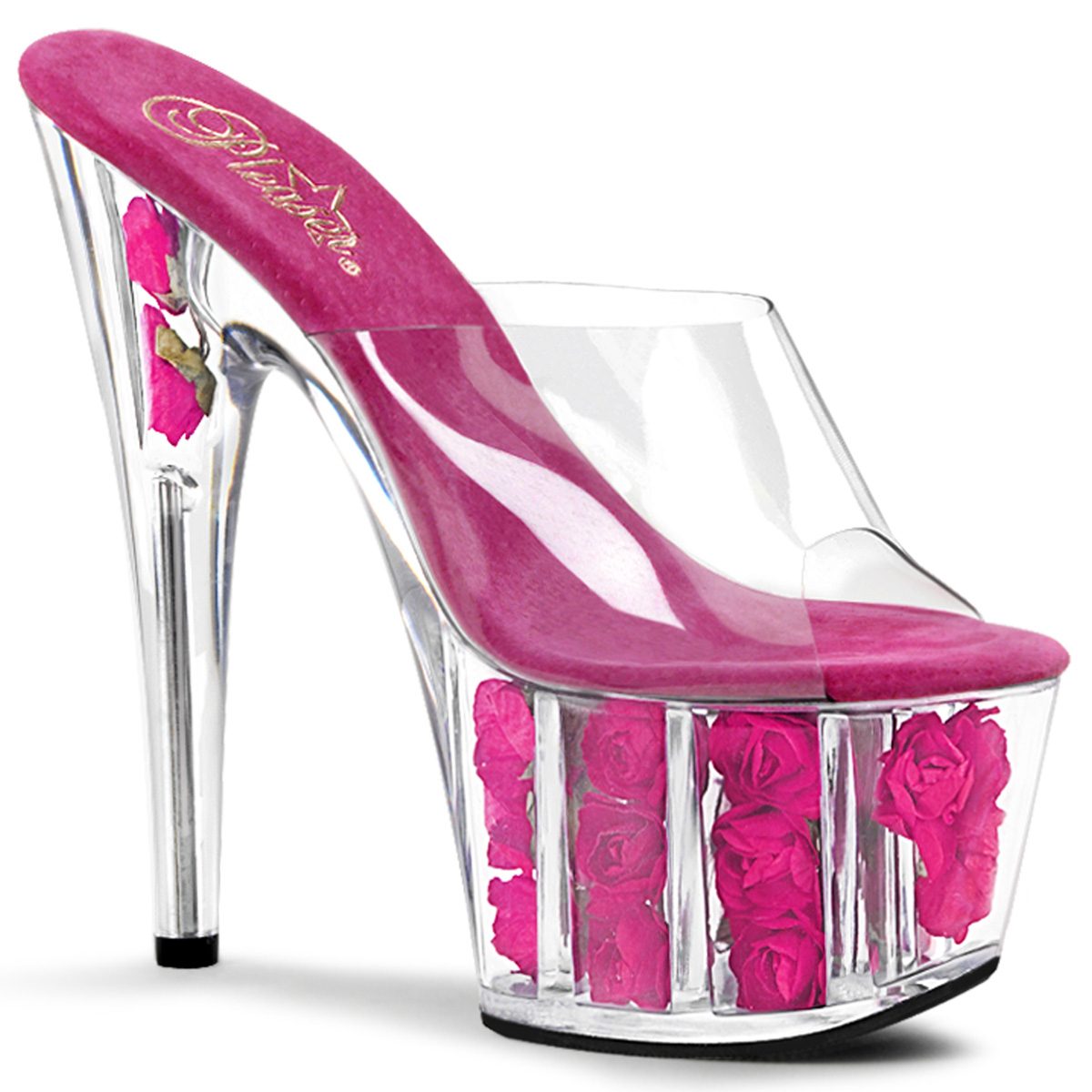 ADORE-701FL Růžové sexy pantofle | ADORE-701FL Pleaser