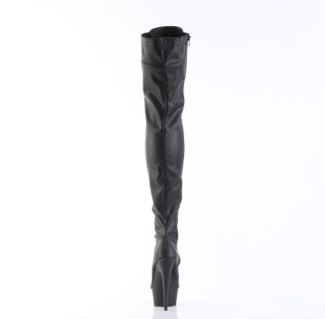 DELIGHT-3023 Pleaser kozačky Pleaser - zadní pohled