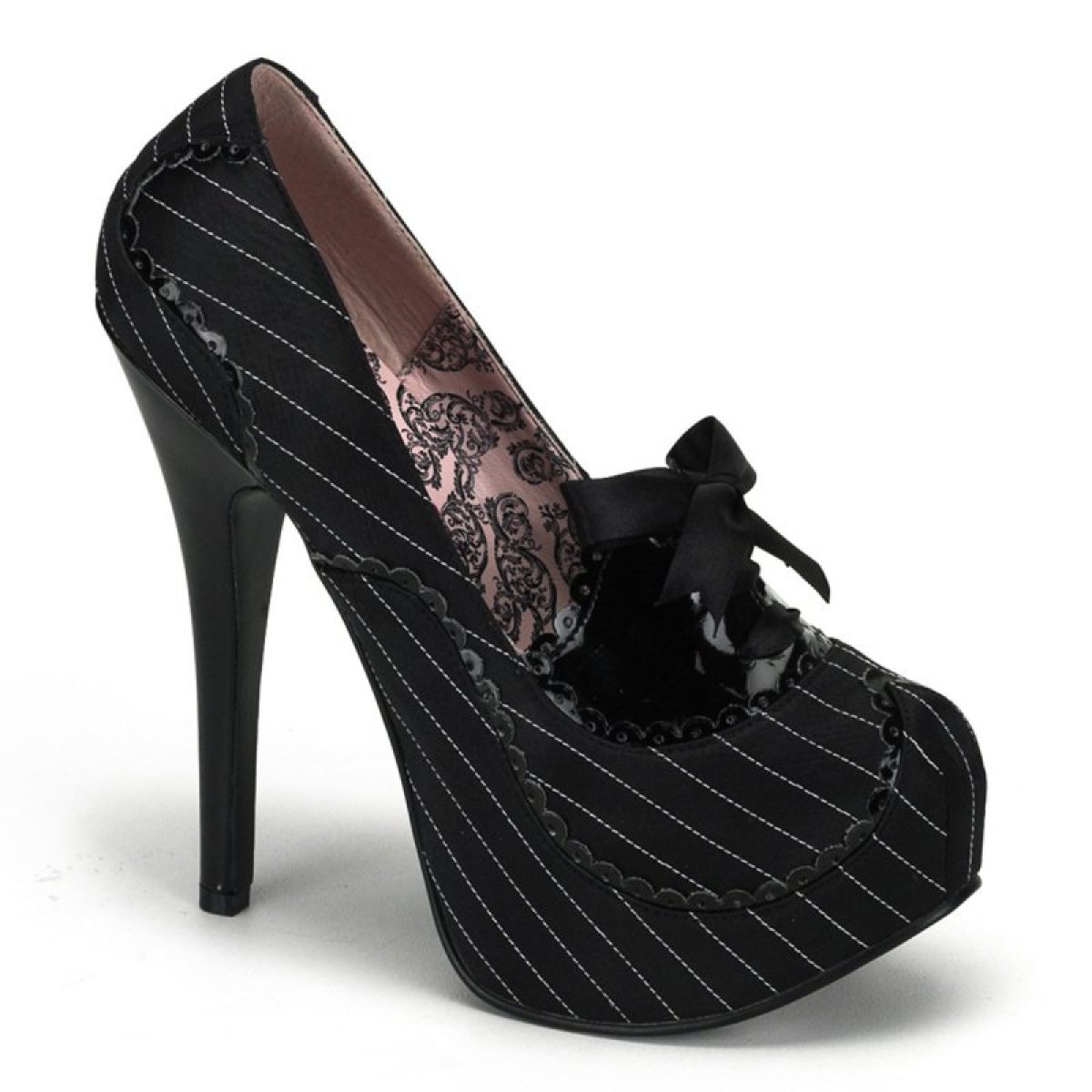 TEEZE-01 Černé burleskní lodičky | TEEZE-01 Pleaser