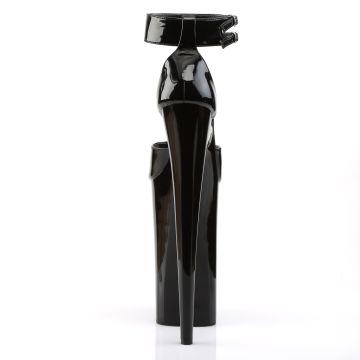 BEYOND-089 Černé sexy boty Pleaser - zadní pohled