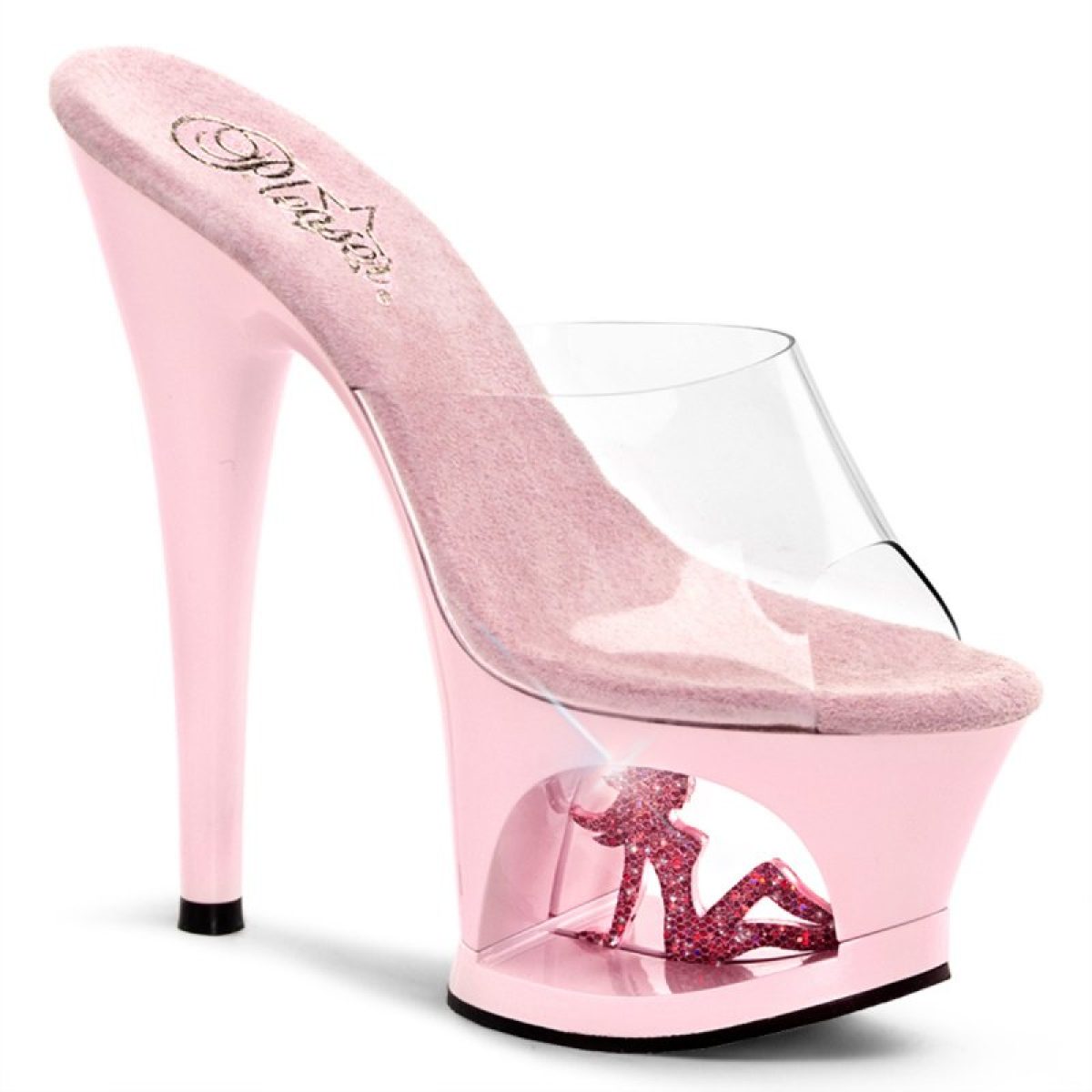 MOON-701TG Růžová sexy obuv na podpatku a moderní platformě | MOON-701TG Pleaser MOON-701TG Růžová sexy obuv na podpatku a moderní platformě | MOON-701TG Pleaser