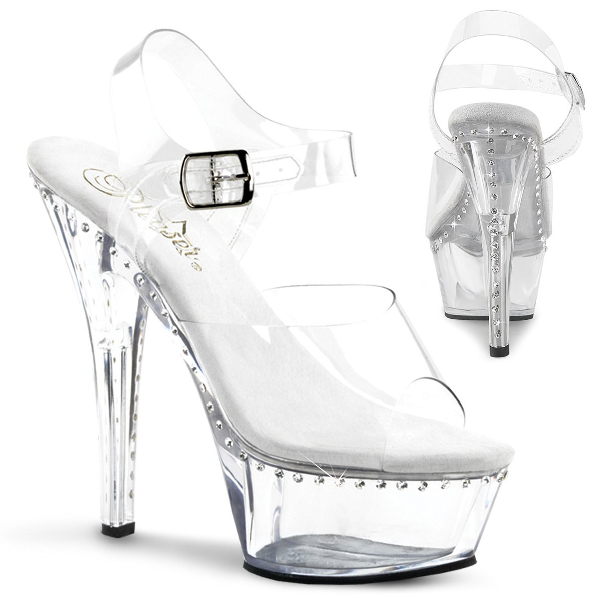 KISS-208LS Průhledné sexy boty | KISS-208LS Pleaser