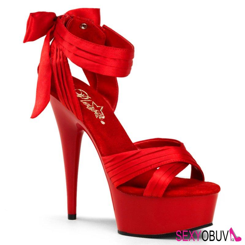 DELIGHT-668 Červené páskové sandály