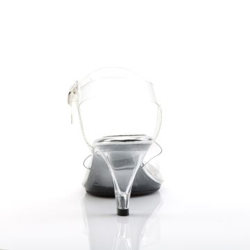 BELLE-308 Průhledné sandály Fabulicious - zadní pohled BELLE-308 Průhledné sandály Fabulicious - zadní pohled