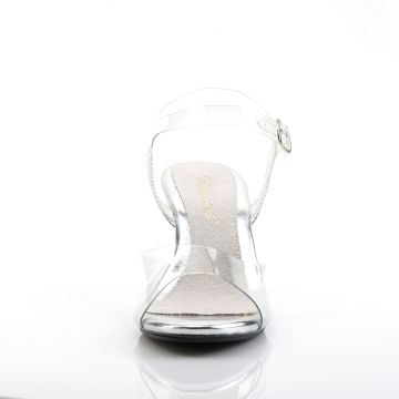 BELLE-308 Průhledné sandály Fabulicious - přední pohled BELLE-308 Průhledné sandály Fabulicious - přední pohled