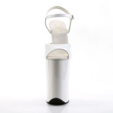 INFINITY-909 Bílé sexy boty Pleaser - přední pohled INFINITY-909 Bílé sexy boty Pleaser - přední pohled