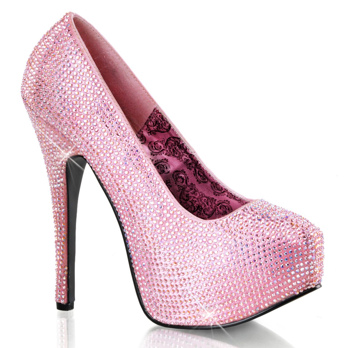 TEEZE-06R Růžové luxusní lodičky | TEEZE-06R Bordello