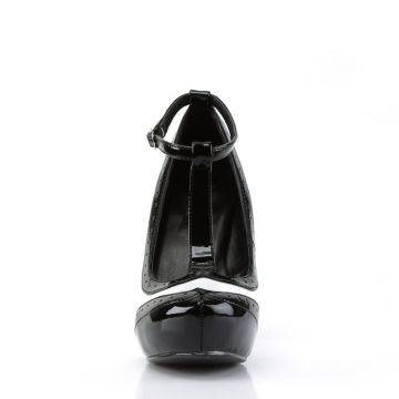 BETTIE-22 Retro společenské boty na podpatku Pin Up Couture - přední pohled BETTIE-22 Retro společenské boty na podpatku Pin Up Couture - přední pohled