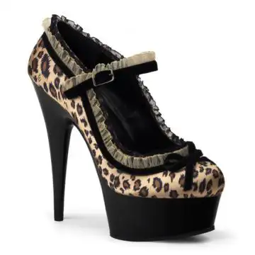 DELIGHT-683 Leopard sexy boty