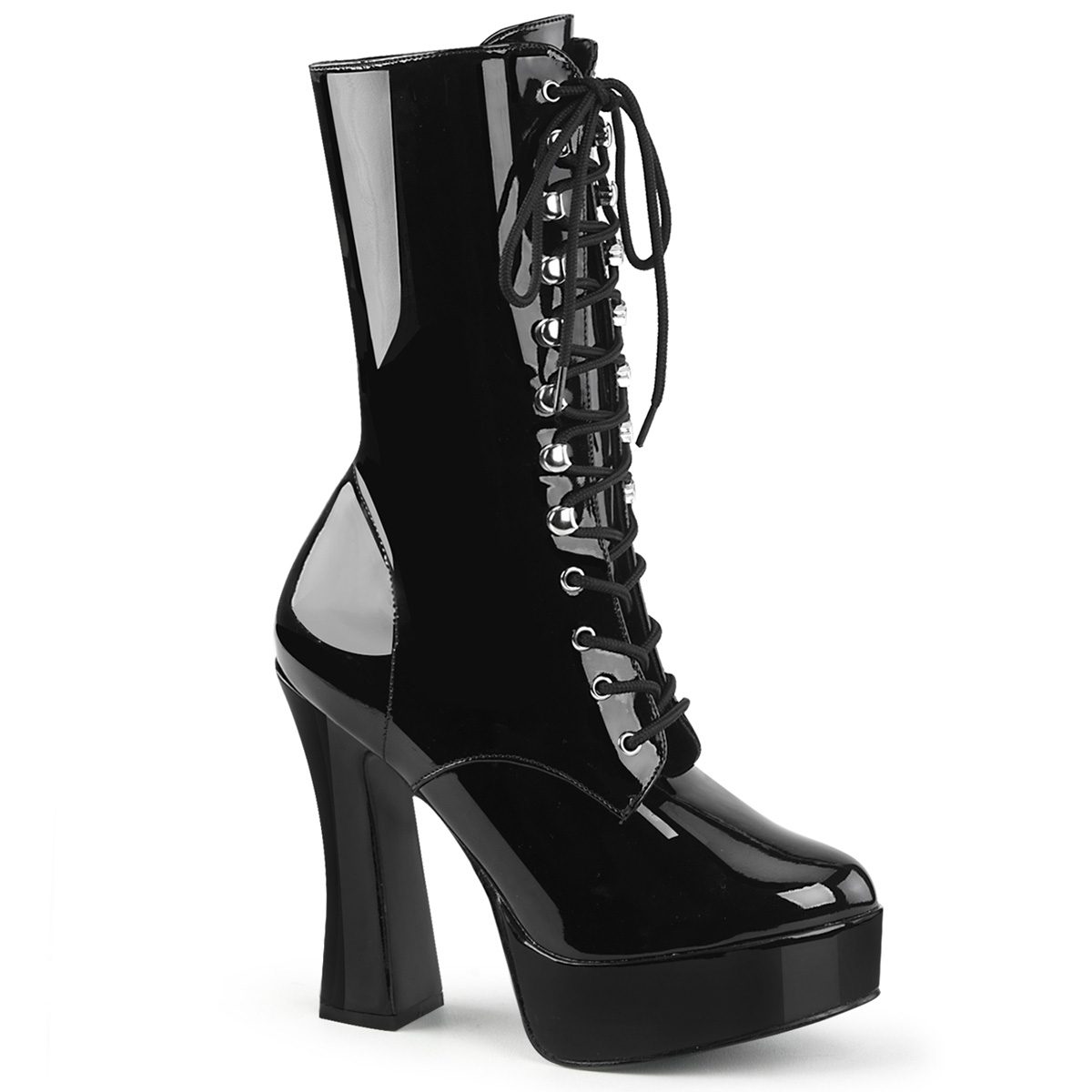 ELECTRA-1020 Černé lesklé kozačky | ELECTRA-1020 Pleaser