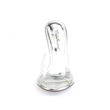 LOVELY-401 Průhledné pantofle Fabulicious - přední pohled LOVELY-401 Průhledné pantofle Fabulicious - přední pohled