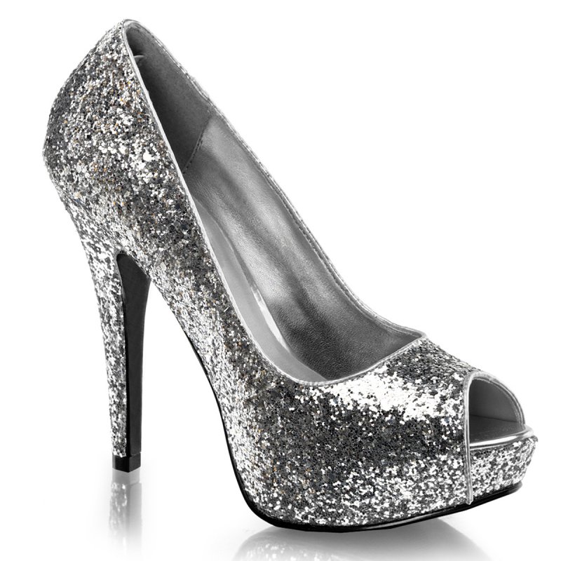 TWINKLE-18G Stříbrné lodičky